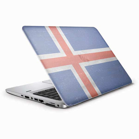 Iceland Flag Distressed HP Elitebook Skin